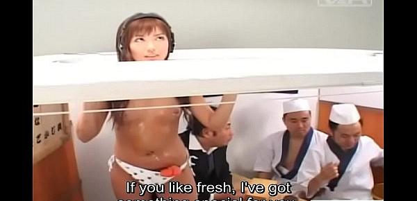  JAV reverse glory hole sushi restaurant game show Subtitles